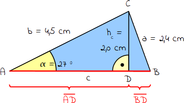 Berechnung beliebiger Dreiecke