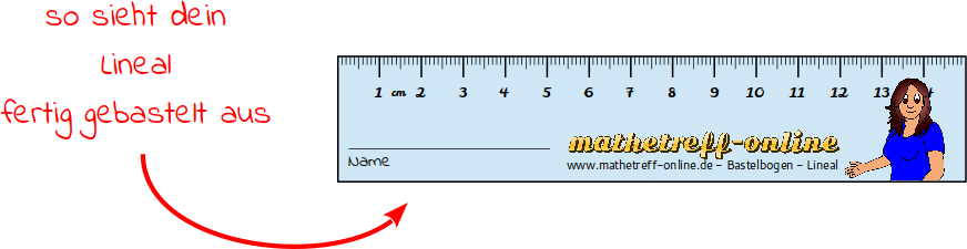Ausdrucken zentimetermaß zum Lineal Online: